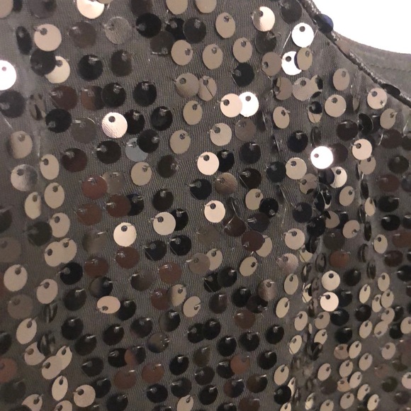 Black sequined dress. - Picture 4 of 4